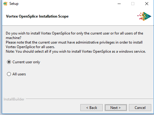 OpenSplice installer